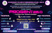 Progen'i 26.0 National Level Technical Symposium Poster